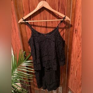 Women’s Black Lace Romper